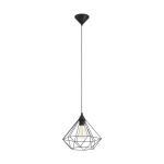 Eglo Hanglamp Tarbes Zwart | IP20 - Geschikt voor 1x E27 