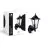 D'Lite Wandlamp Helora Zwart | IP44 - Geschikt voor 1x E27 - Bewegingssensor