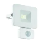 Eglo Wandlamp Faedo 3 Aluminium Wit 10W 1000lm - 850 Koel Wit | IP44 - Bewegingssensor